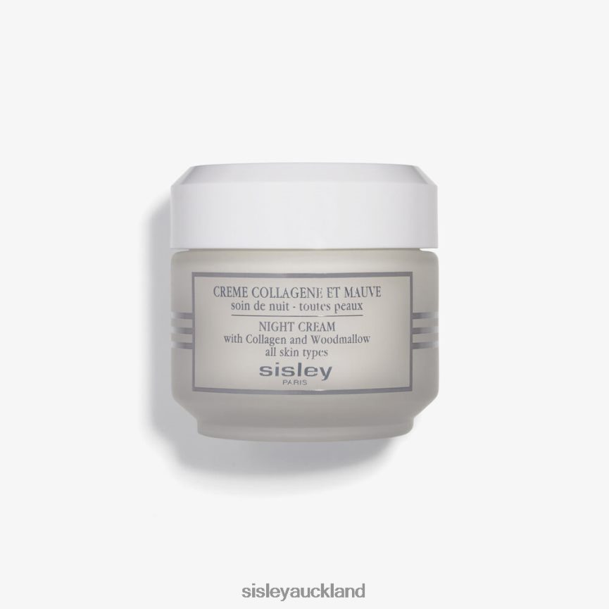 CA Sisley Paris Night Cream with Collagen and Woodmallow F62J632 Skincare